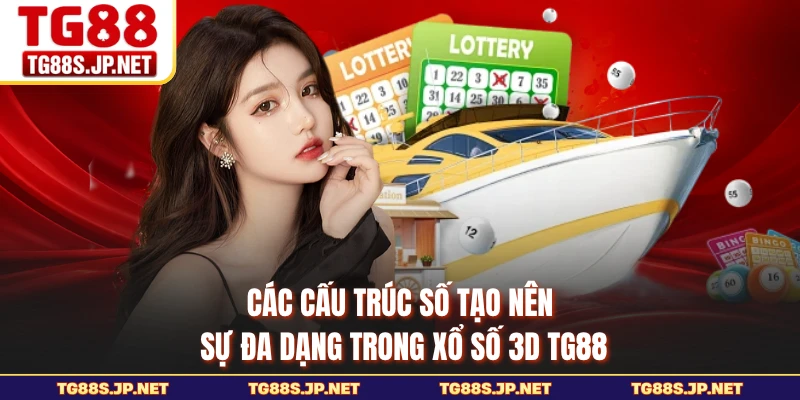 Các cấu trúc số tạo nên sự đa dạng trong xổ số 3D TG88