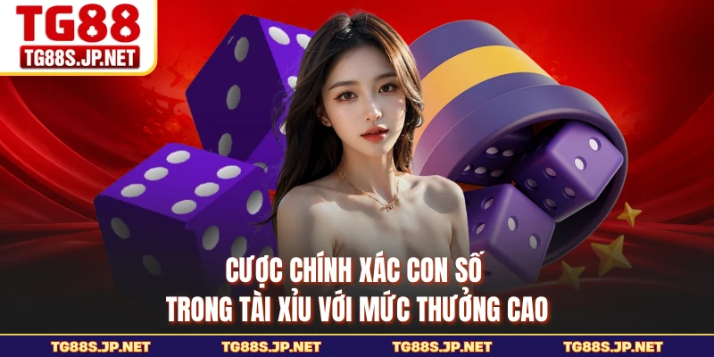Cược chính xác con số trong tài xỉu với mức thưởng cao