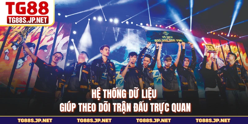 Hệ thống dữ liệu giúp theo dõi trận đấu trực quan