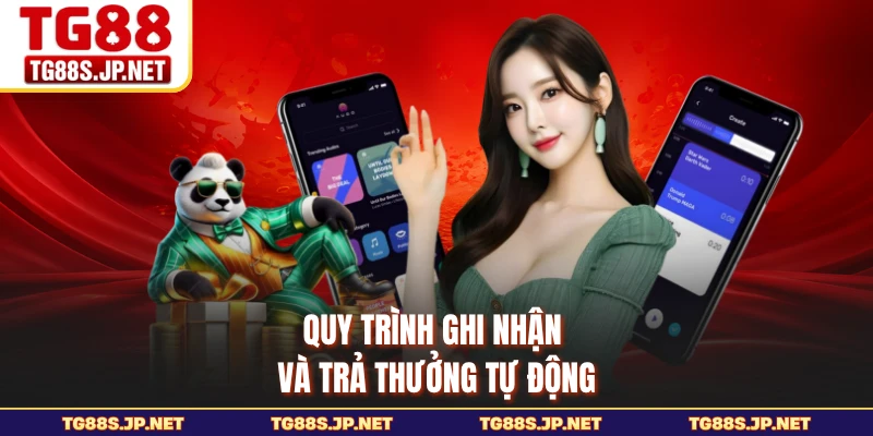 Quy trình ghi nhận và trả thưởng tự động