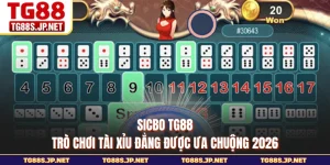 Sicbo TG88 - Trò Chơi Tài Xỉu Đẳng Được Ưa Chuộng 2026